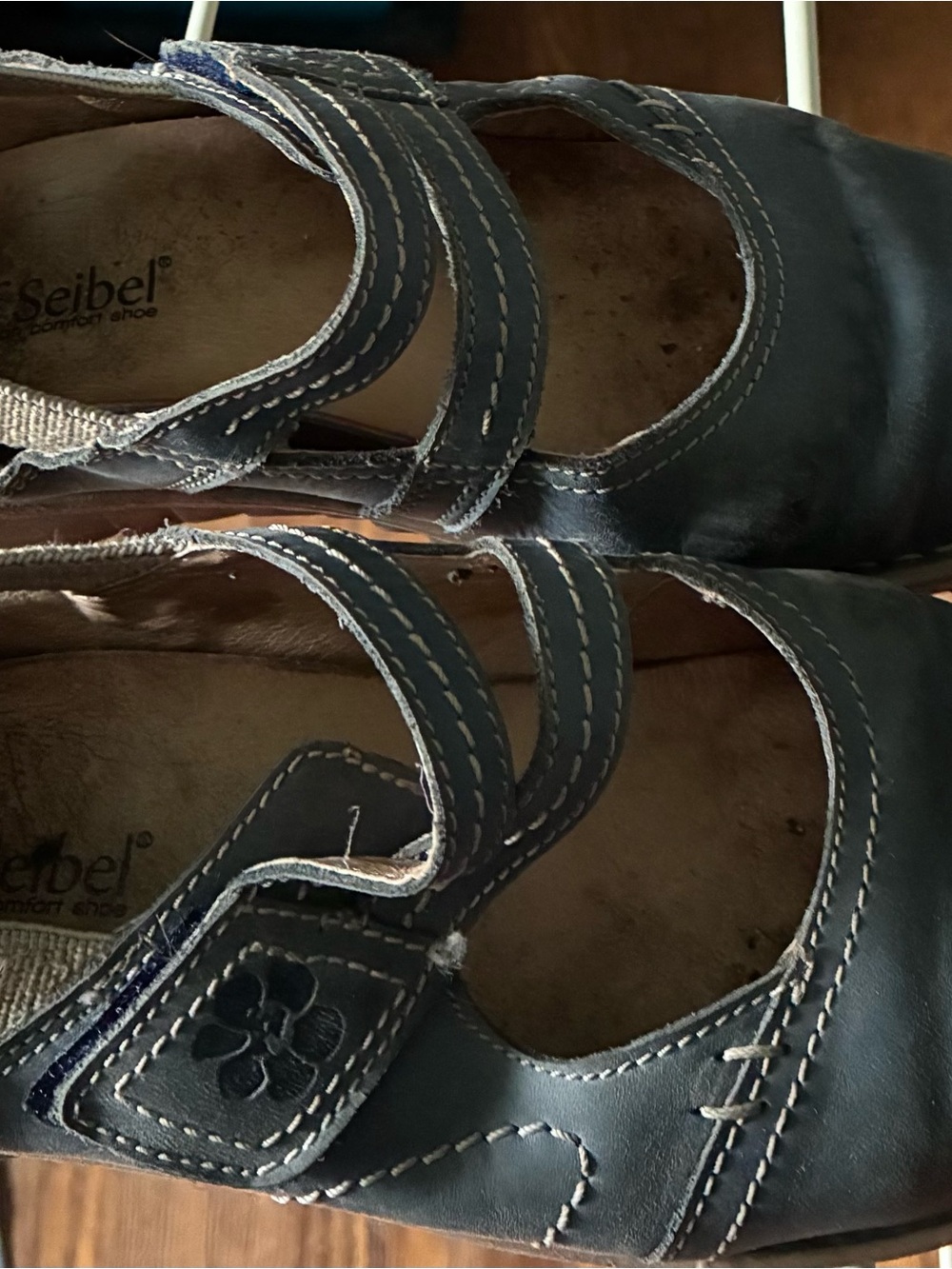 Josef Seibel Navy Mary Jane Comfort Shoes